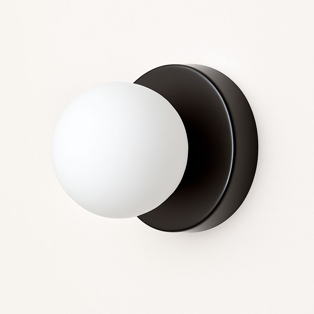 Velistra | Modern Macaron Disc Glass Mini Decorative Wall Light