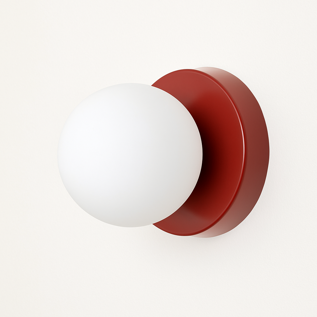 Velistra | Modern Macaron Disc Glass Mini Decorative Wall Light