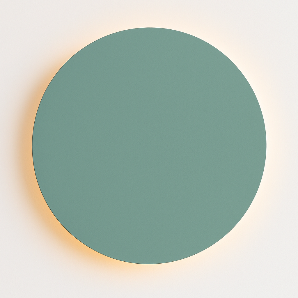 Belquise | Disc Silhouette Abstract Modern Accent Wall Light