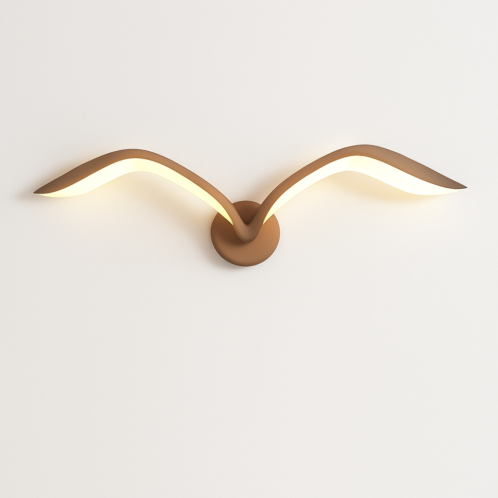 Kelthrom | Nordic Sculptural Bird Form Acrylic Wall Light