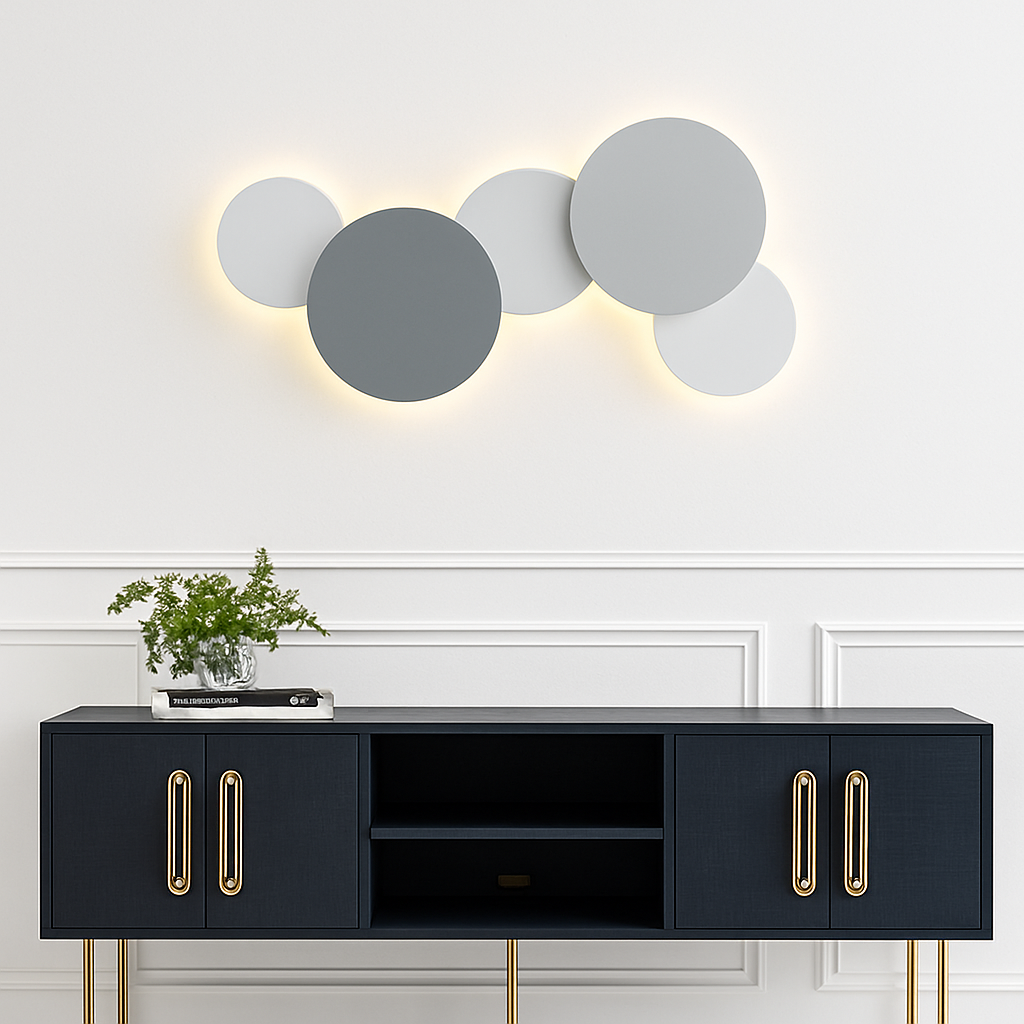 Velvoryn | Minimalist Eclipse Round Orb Wall Light Fixture