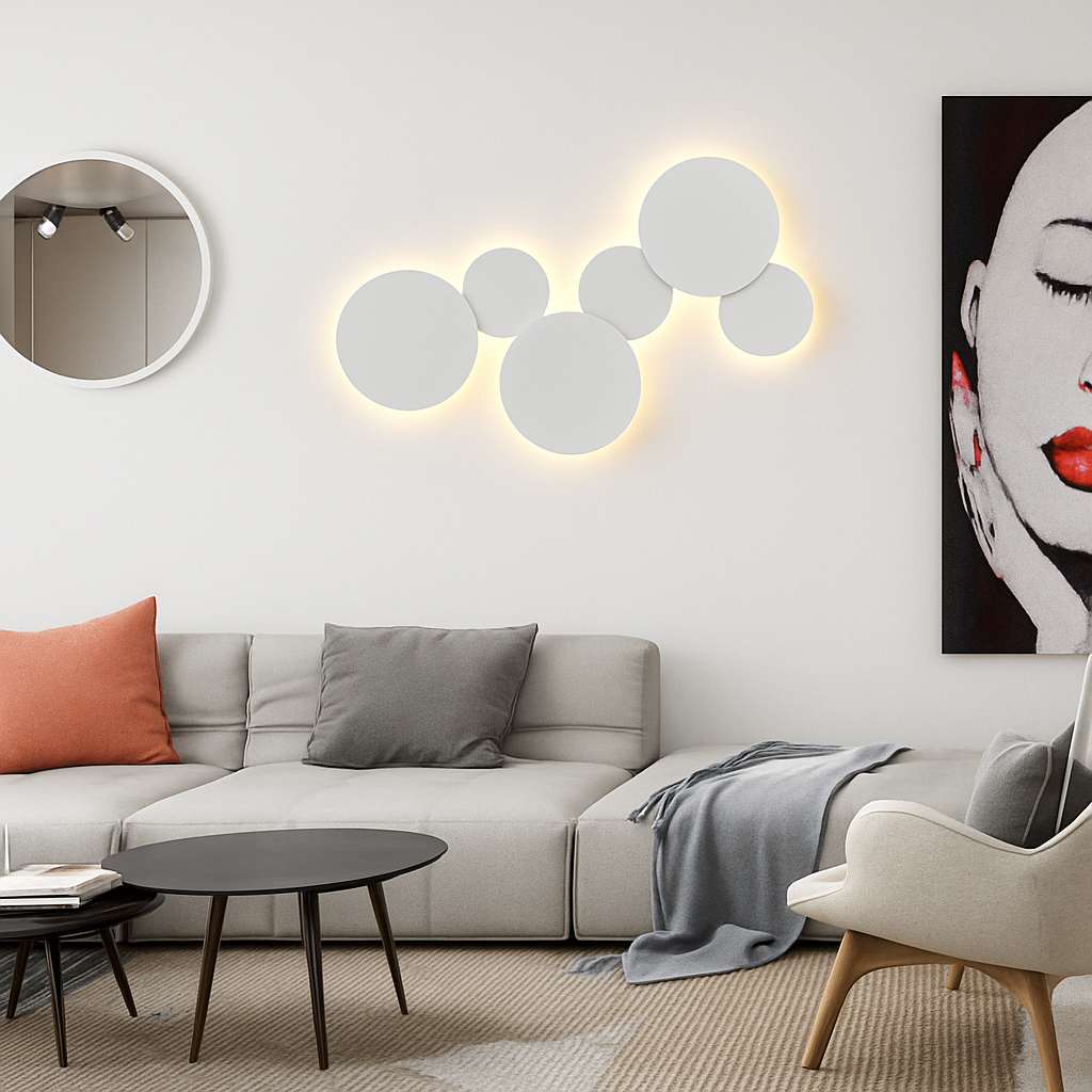 Velvoryn | Minimalist Eclipse Round Orb Wall Light Fixture