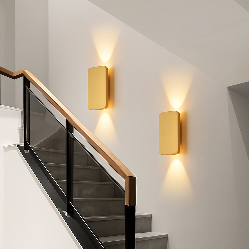 Zandrelis | Modern Rectangular Profile Dual Beam Wall Light