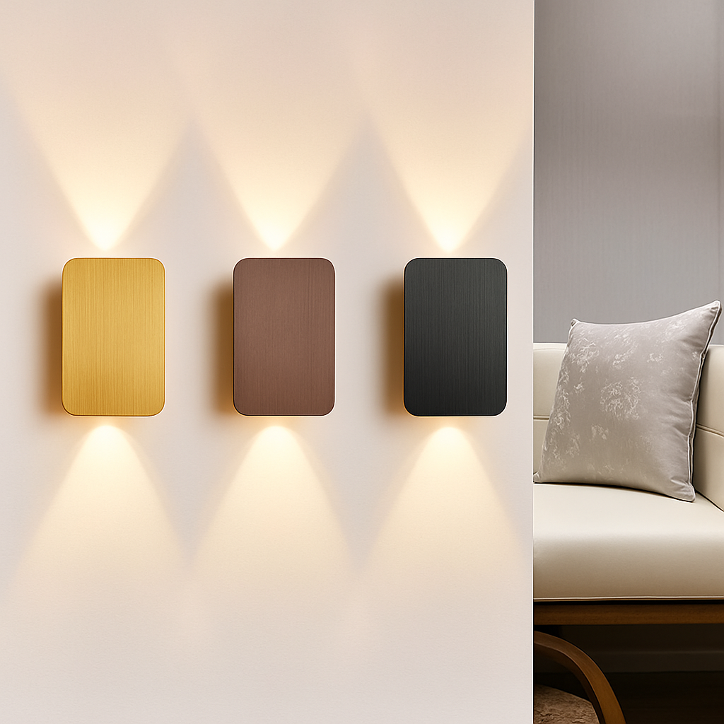 Zandrelis | Modern Rectangular Profile Dual Beam Wall Light