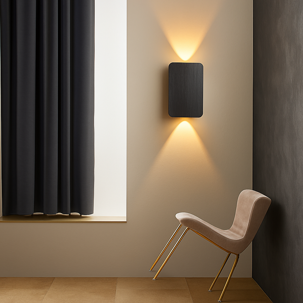 Zandrelis | Modern Rectangular Profile Dual Beam Wall Light