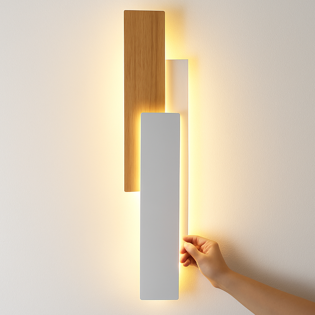 Kernowen | Architectural Geometric Timber Profile Modern Wall Light
