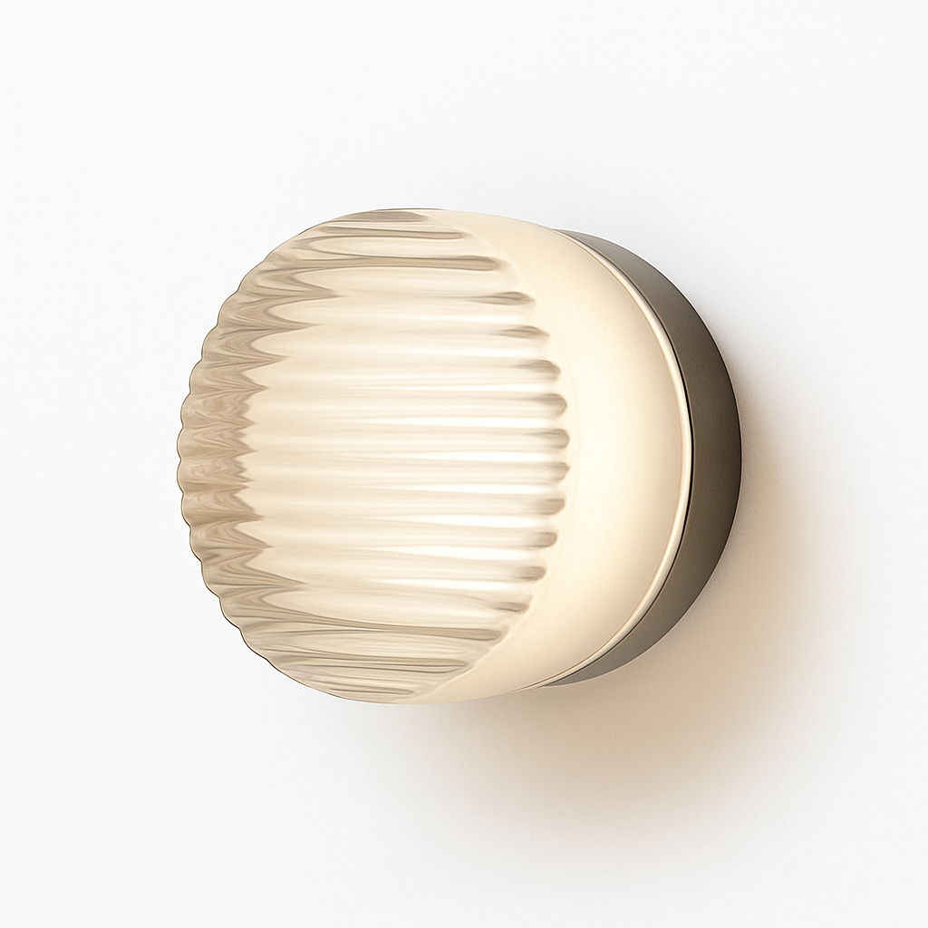 Velisyn | Modern Round LED Wall Light Sconce With Frosted Glass