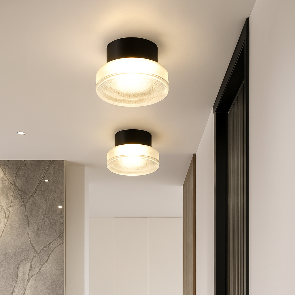 Velisyn | Modern Round LED Wall Light Sconce With Frosted Glass