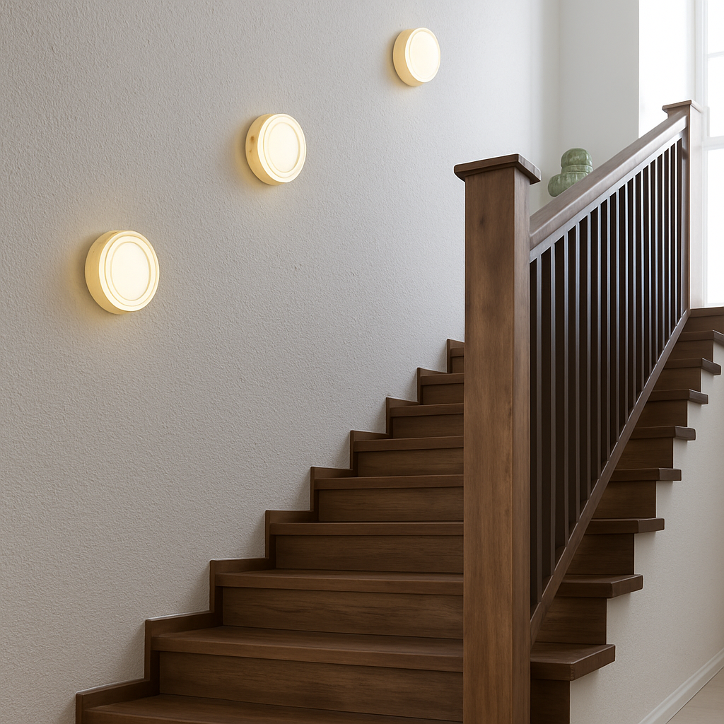 Velisyn | Modern Round LED Wall Light Sconce With Frosted Glass