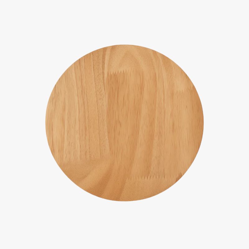 Velithen | Scandinavian Oval Wood Up Down Glass Wall Light