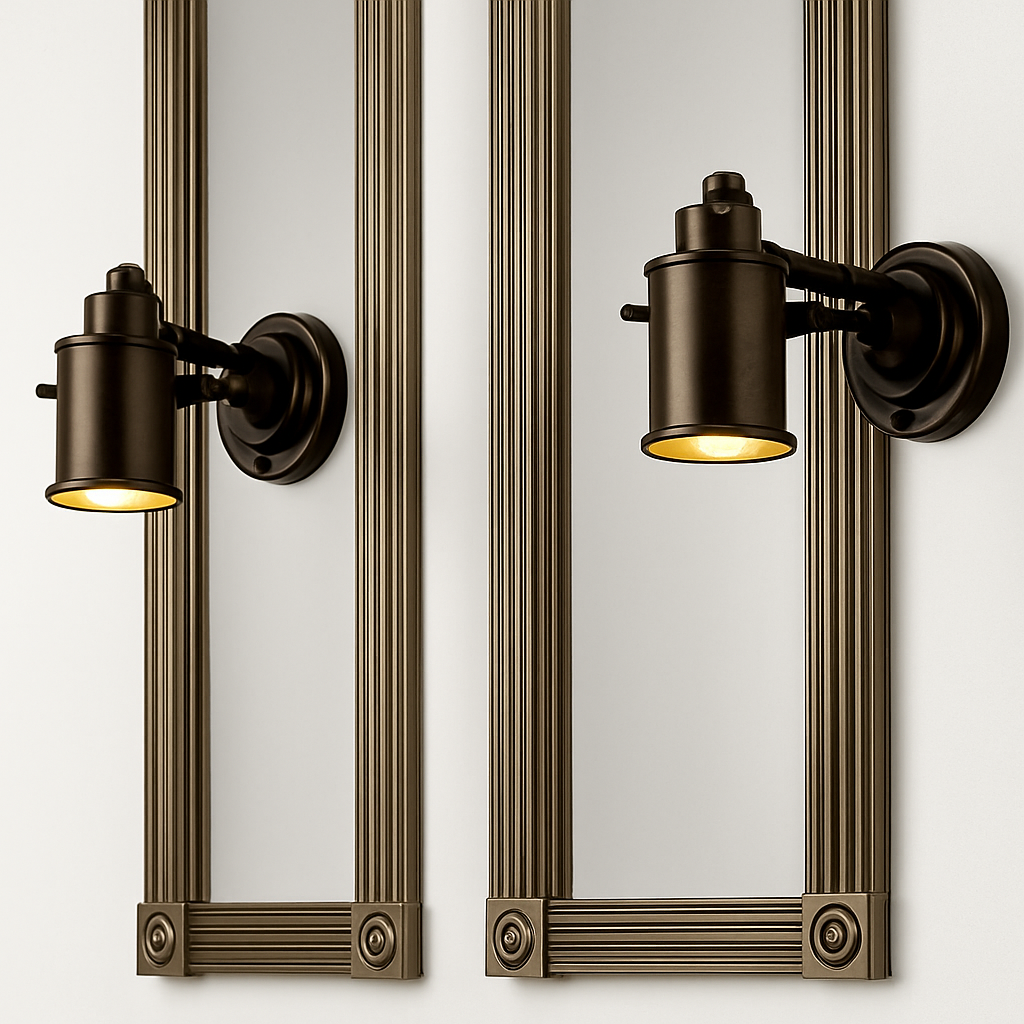Vesquro | Adjustable Industrial Metal Spot Wall Light Fixture