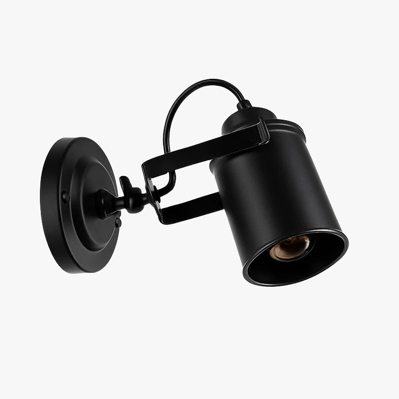 Vesquro | Adjustable Industrial Metal Spot Wall Light Fixture