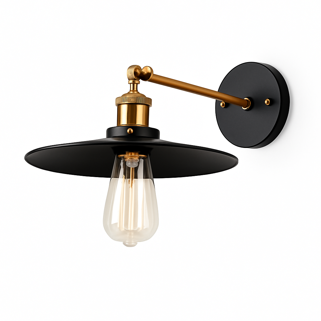 Orivand | Industrial Domed Sconce Vintage Metal Wall Light