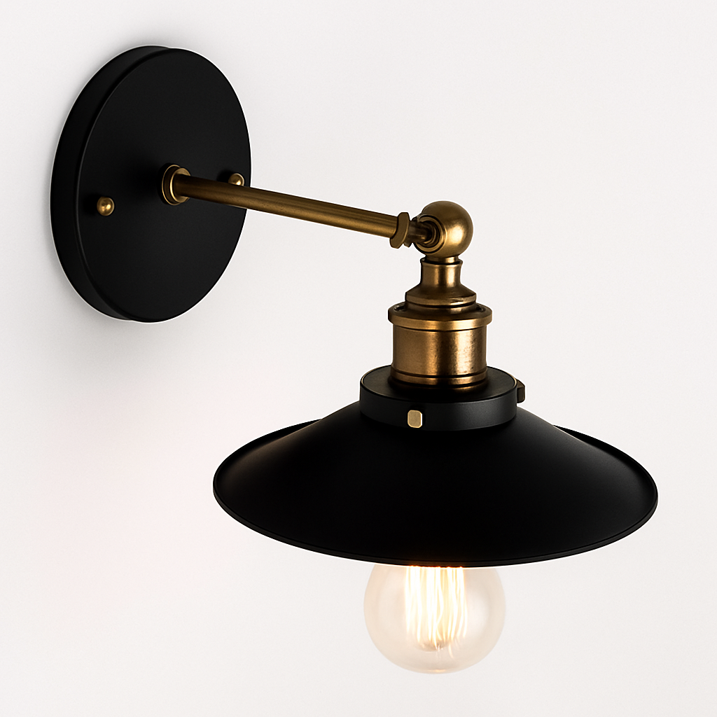 Orivand | Industrial Domed Sconce Vintage Metal Wall Light