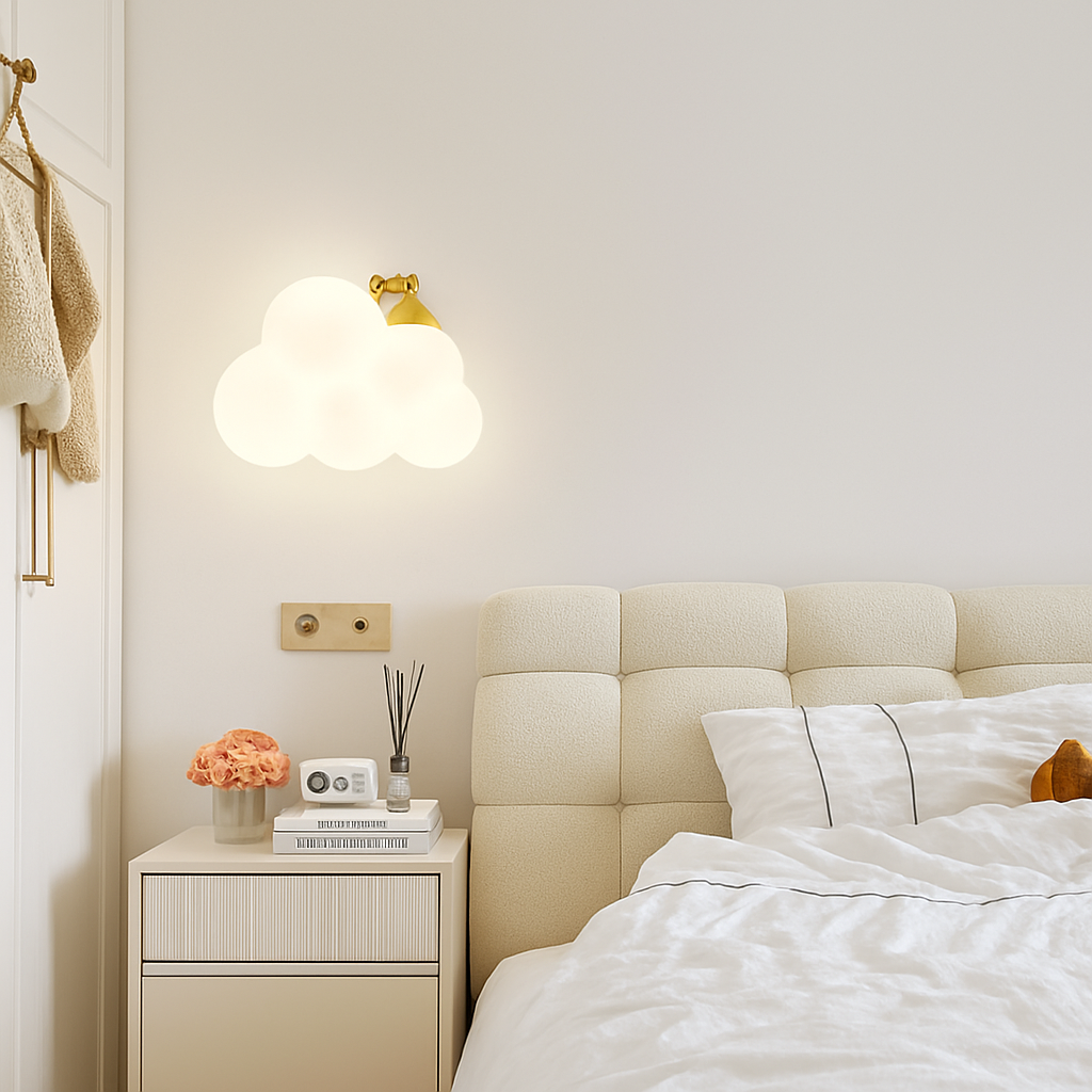 Vantessy | Stylized Geometric Animal Profile Kids Bedside Wall Light