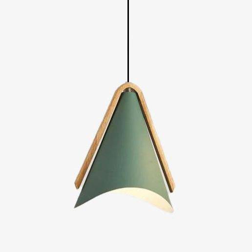 Veldoran | Nordic Tapered Timber and Iron Pendant Light