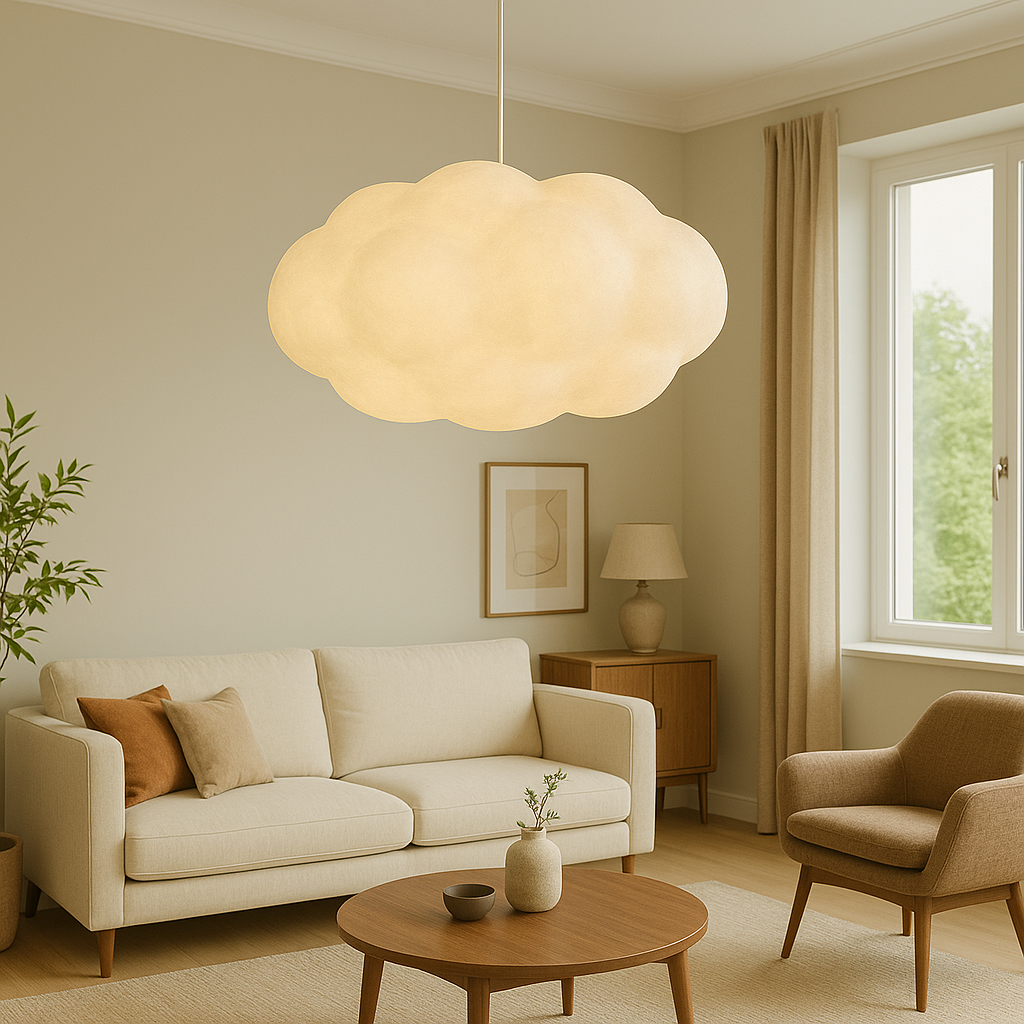 Nubis | Modern Sculptural Floating Cloud Pendant Light