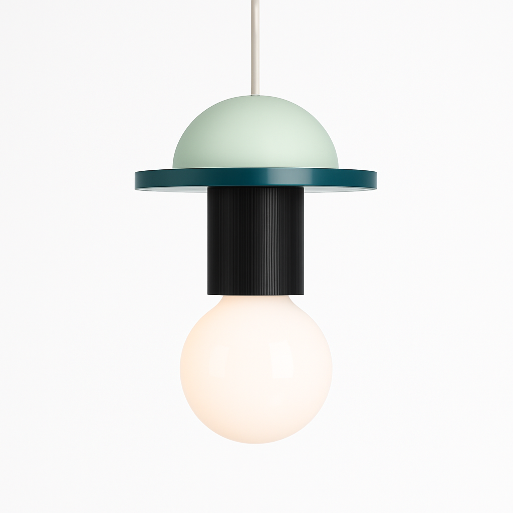 Venrione | Nordic Minimalist Wood Metal Pendant Ceiling Light Fixture
