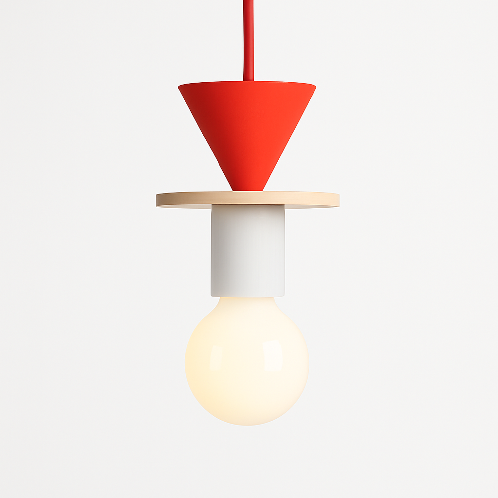 Venrione | Nordic Minimalist Wood Metal Pendant Ceiling Light Fixture