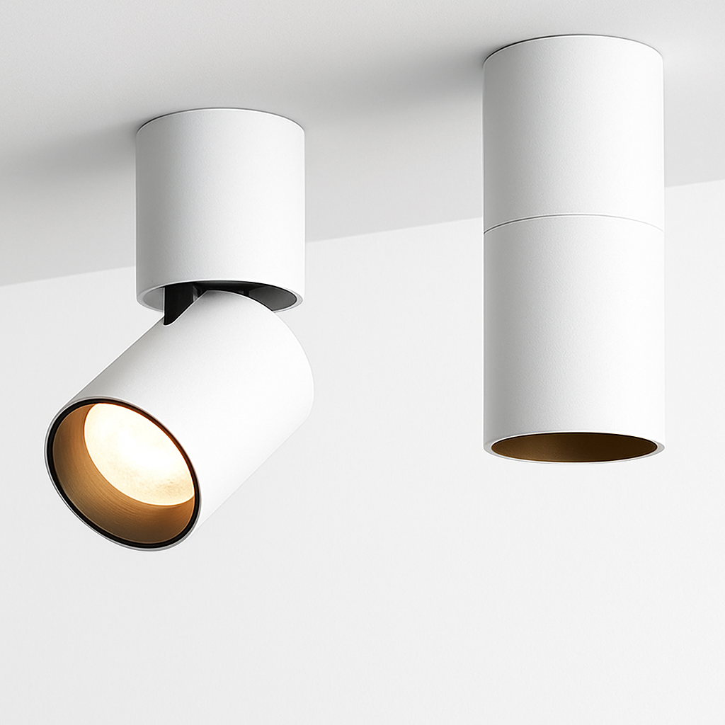 Varenty | Cylindrical Adjustable Swivel Spotlight Ceiling Light Fixture