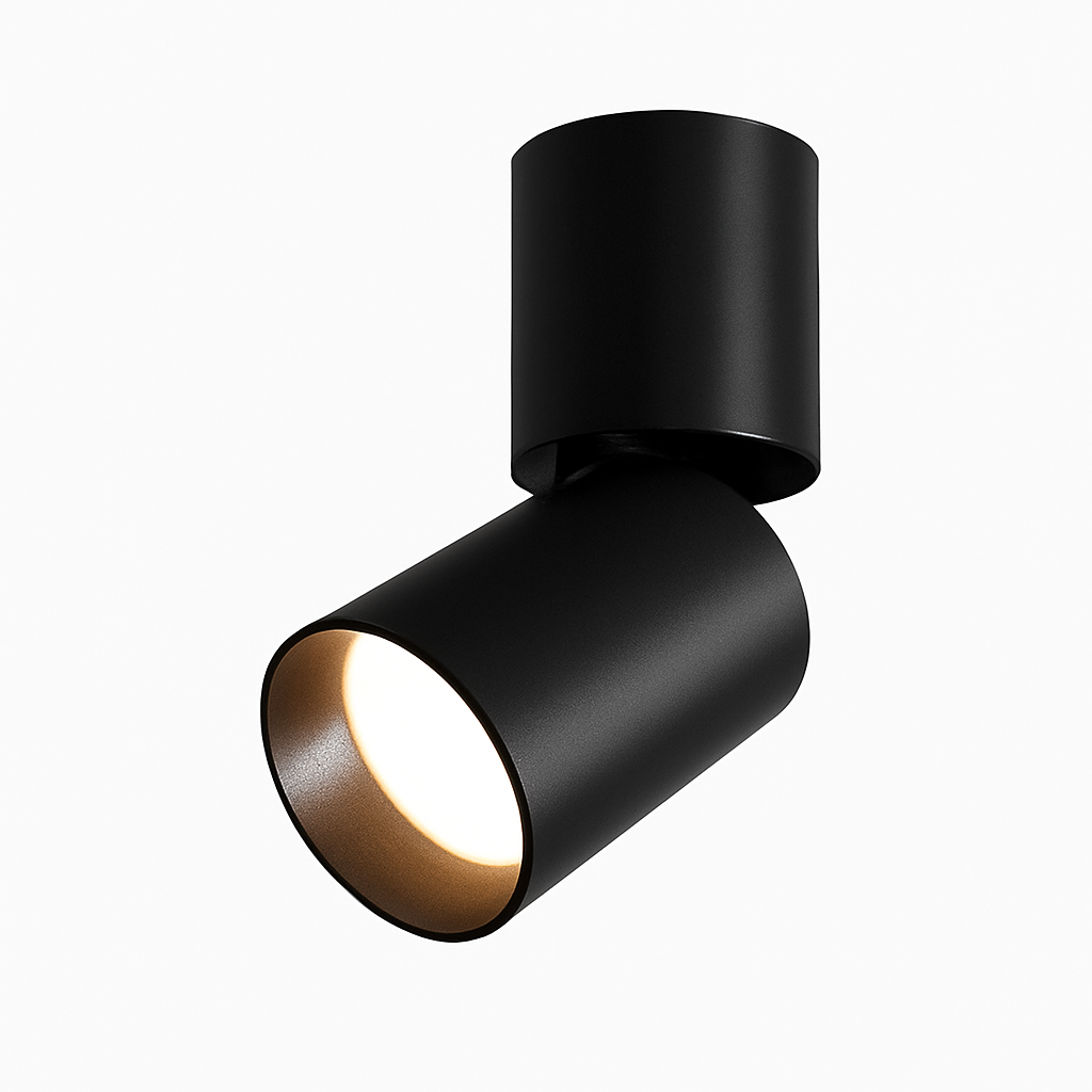 Varenty | Cylindrical Adjustable Swivel Spotlight Ceiling Light Fixture