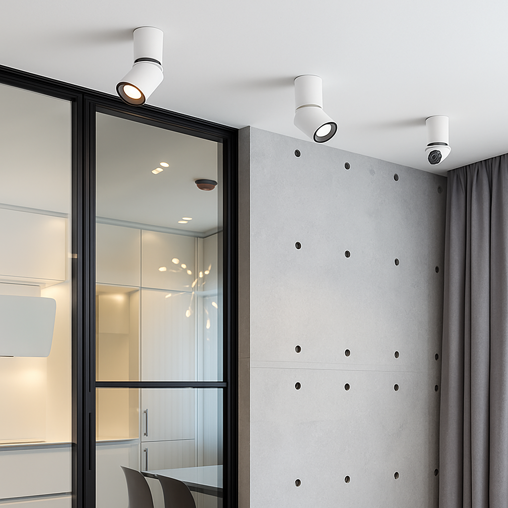 Varenty | Cylindrical Adjustable Swivel Spotlight Ceiling Light Fixture