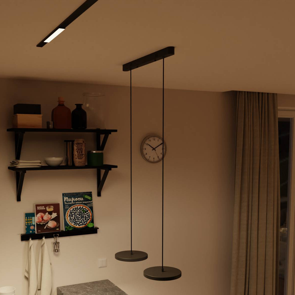 Aero | Modern Dimmable Height Adjustable Saucer Pendant Light