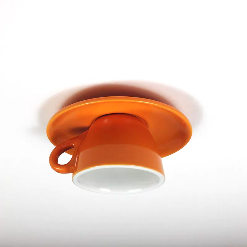 Valentina | Modern Ceramic Coffee Cup Flush Mount Ceiling Light