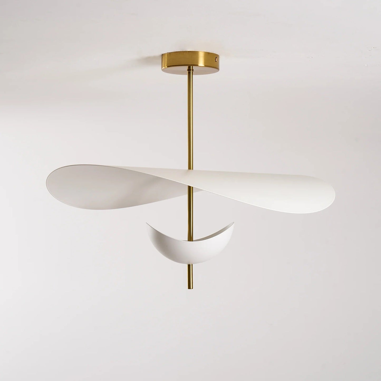 Mythos | Modern Layered Floating Metal Petal Pendant Light