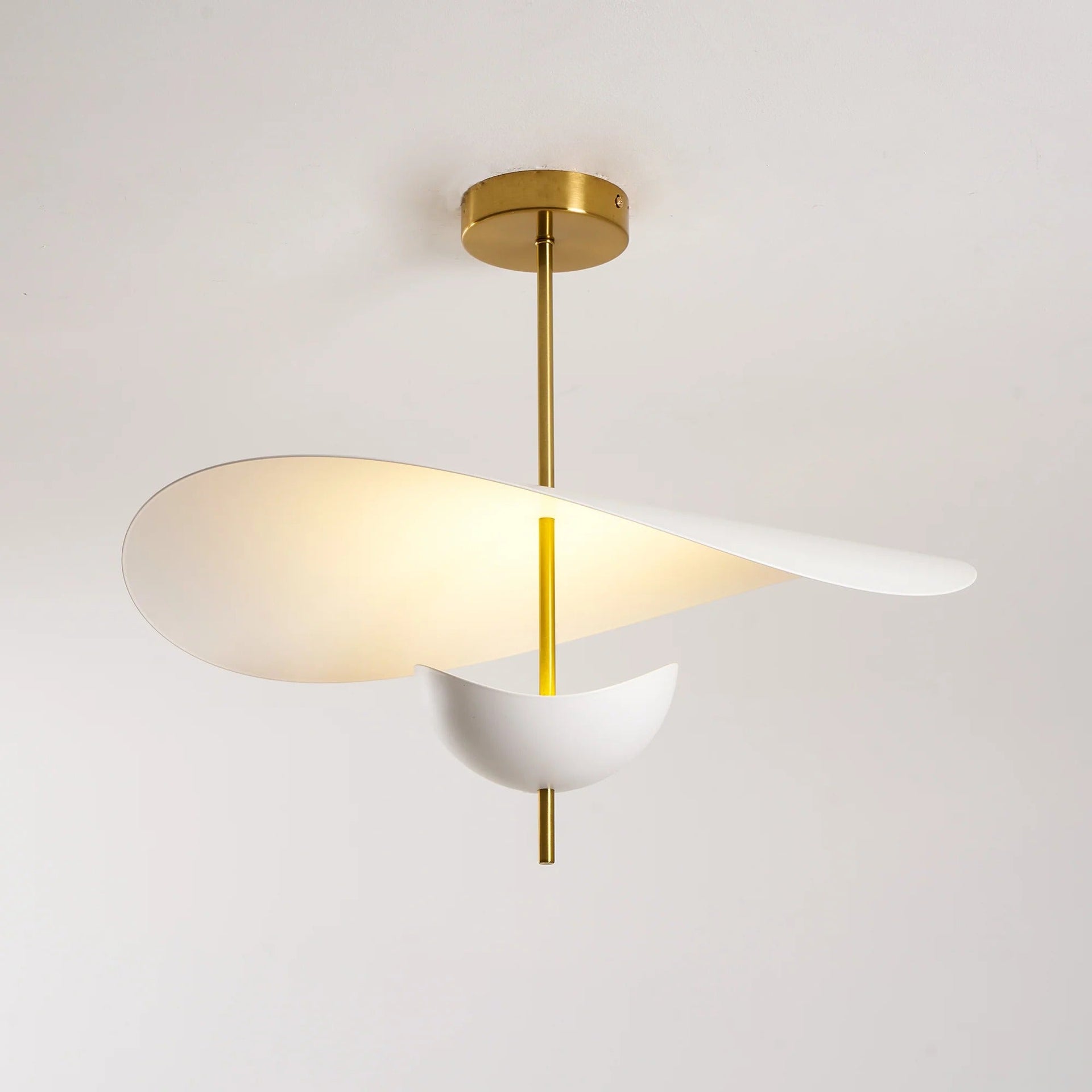 Mythos | Modern Layered Floating Metal Petal Pendant Light