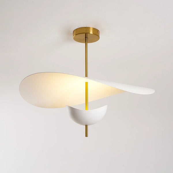 Mythos | Modern Layered Floating Metal Petal Pendant Light