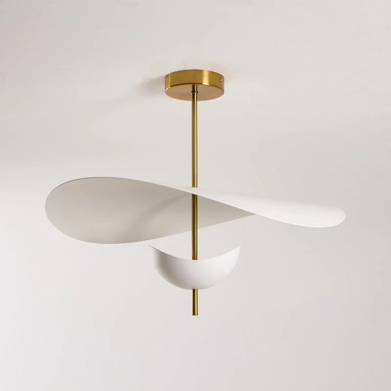 Mythos | Modern Layered Floating Metal Petal Pendant Light