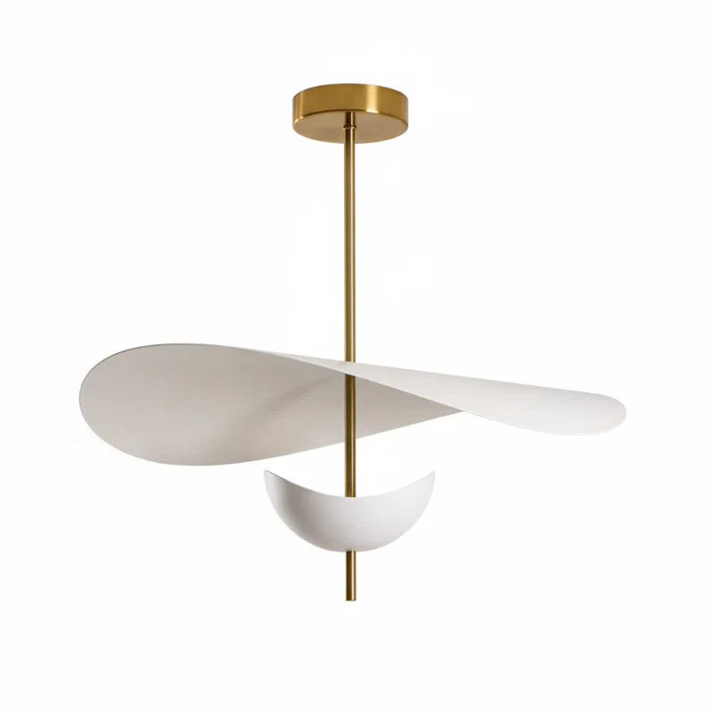 Mythos | Modern Layered Floating Metal Petal Pendant Light