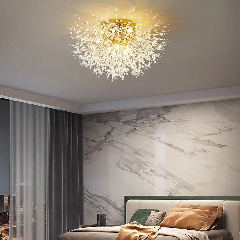 Aethelis | Starburst Firework Dandelion Pendant and Ceiling Light