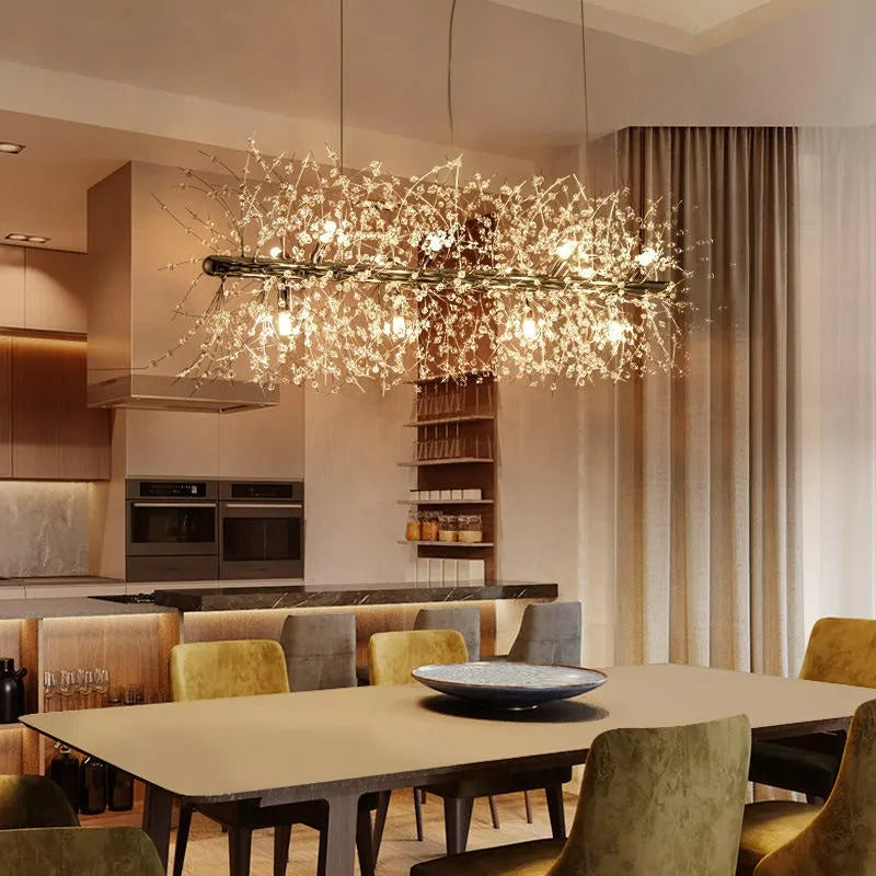 Aethelis | Starburst Firework Dandelion Pendant and Ceiling Light