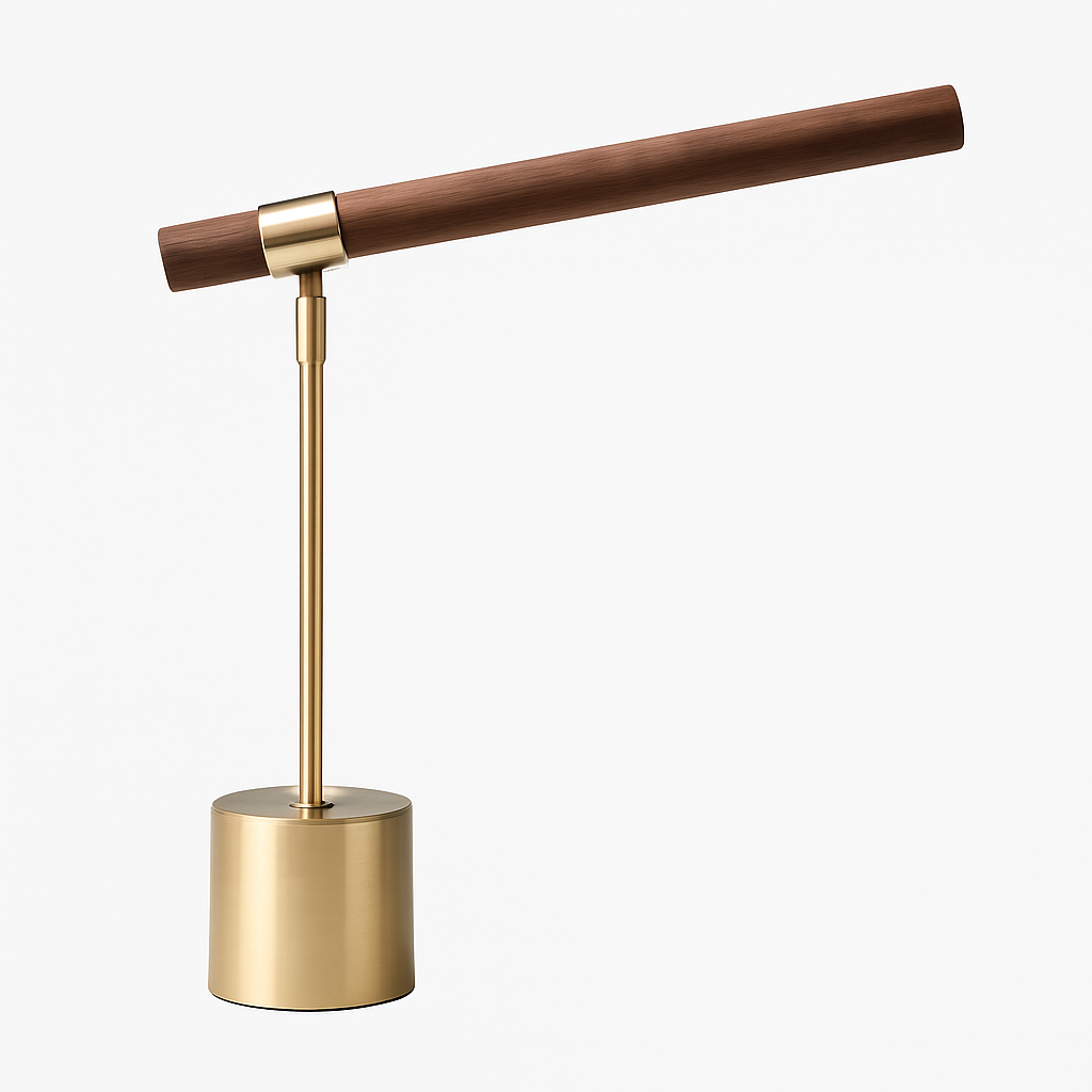 Bristhaw | Sculptural Bamboo Structural Scandinavian Desk Lamp