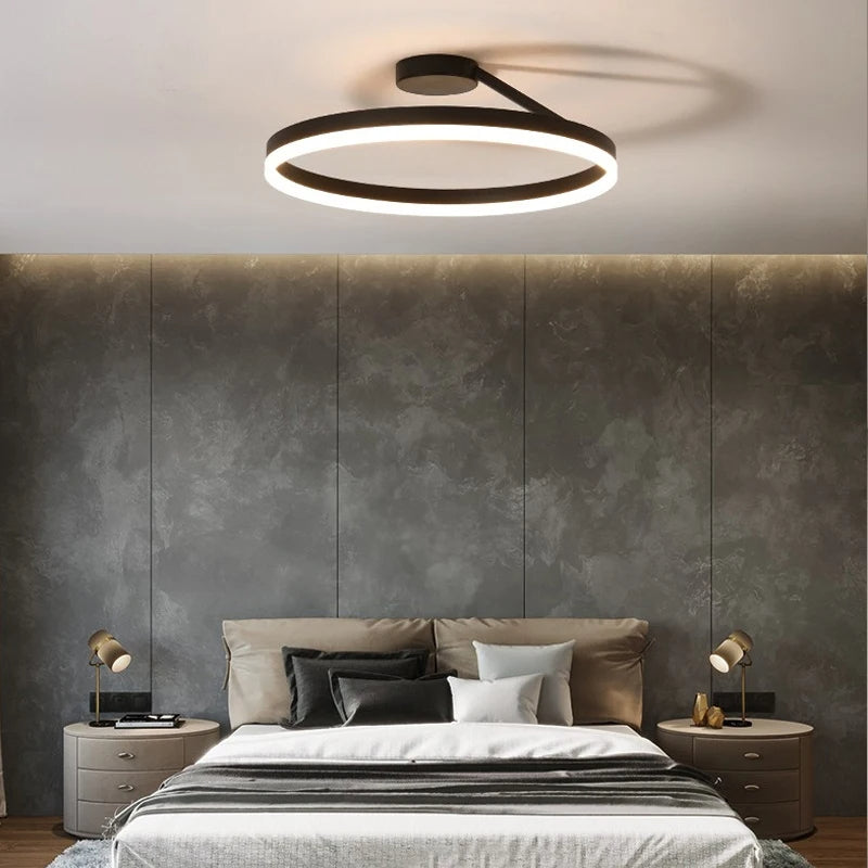 Aeris | Nordic Circular Metal Flush Mount Ceiling Light