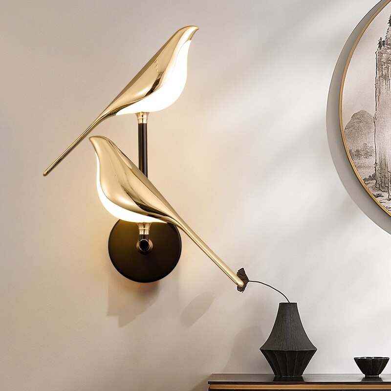 Avia | Modern Sculptural Bird Silhouette Wall Light