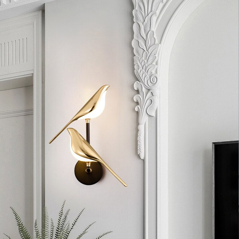 Avia | Modern Sculptural Bird Silhouette Wall Light