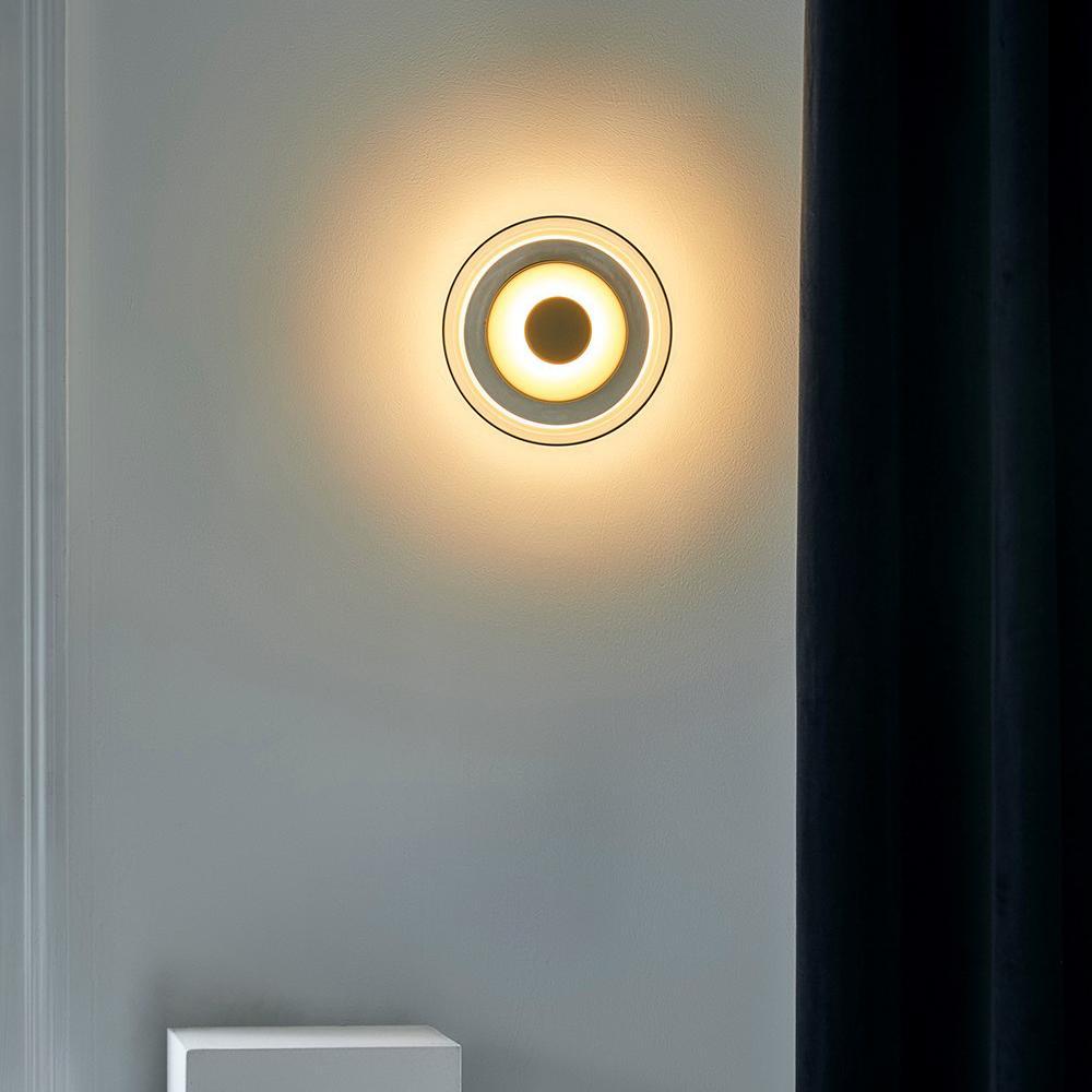 Luvia | Nordic Ribbed Glass Art Deco Wall Light