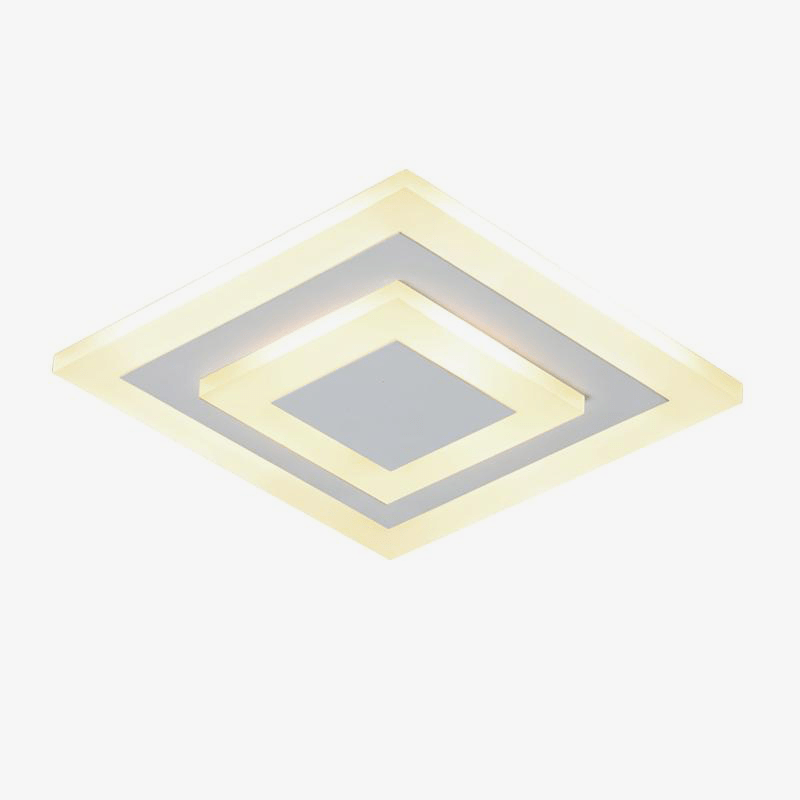 Veldoran | Slim Square Minimalist Flush Mount Ceiling Light