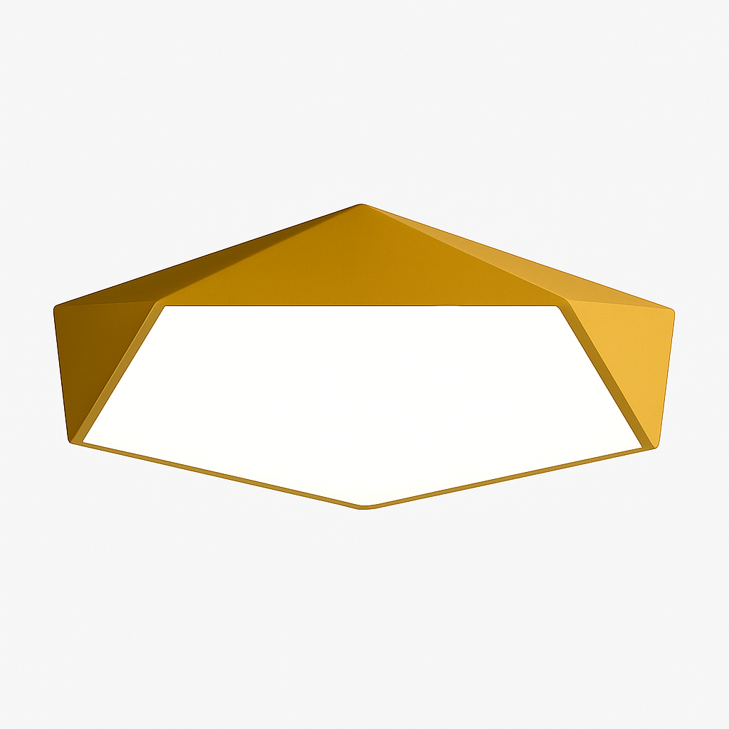 Virelli | Minimalist Flush Mount Geometric LED Ceiling Light