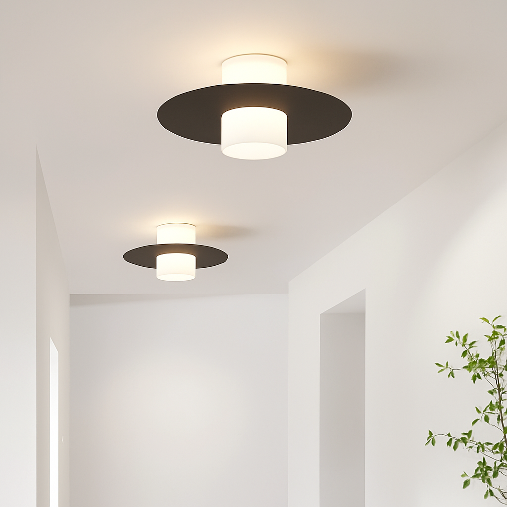 Belvorta | Abstract Curve Modern Flush Mount Ceiling Light