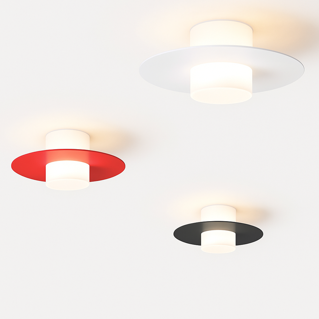 Belvorta | Abstract Curve Modern Flush Mount Ceiling Light