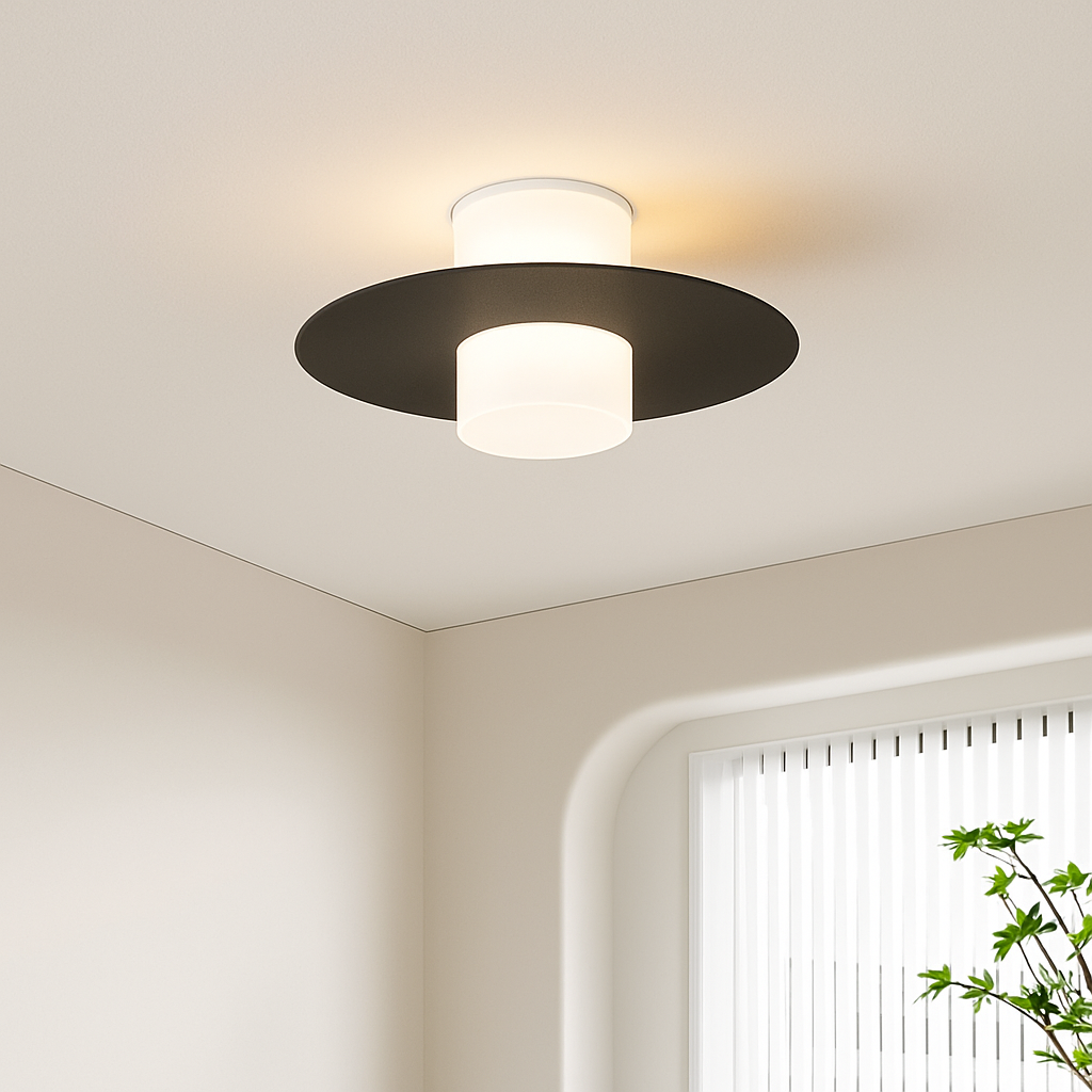 Belvorta | Abstract Curve Modern Flush Mount Ceiling Light