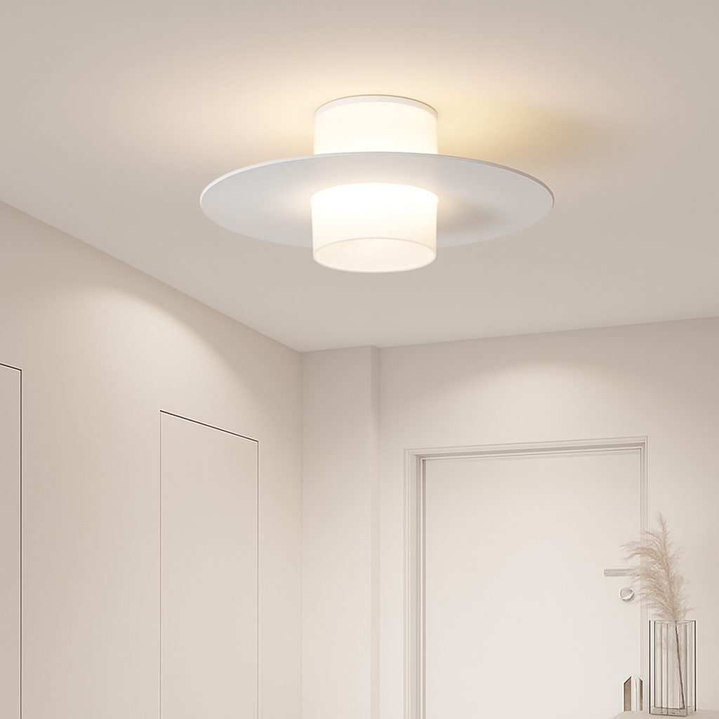 Belvorta | Abstract Curve Modern Flush Mount Ceiling Light