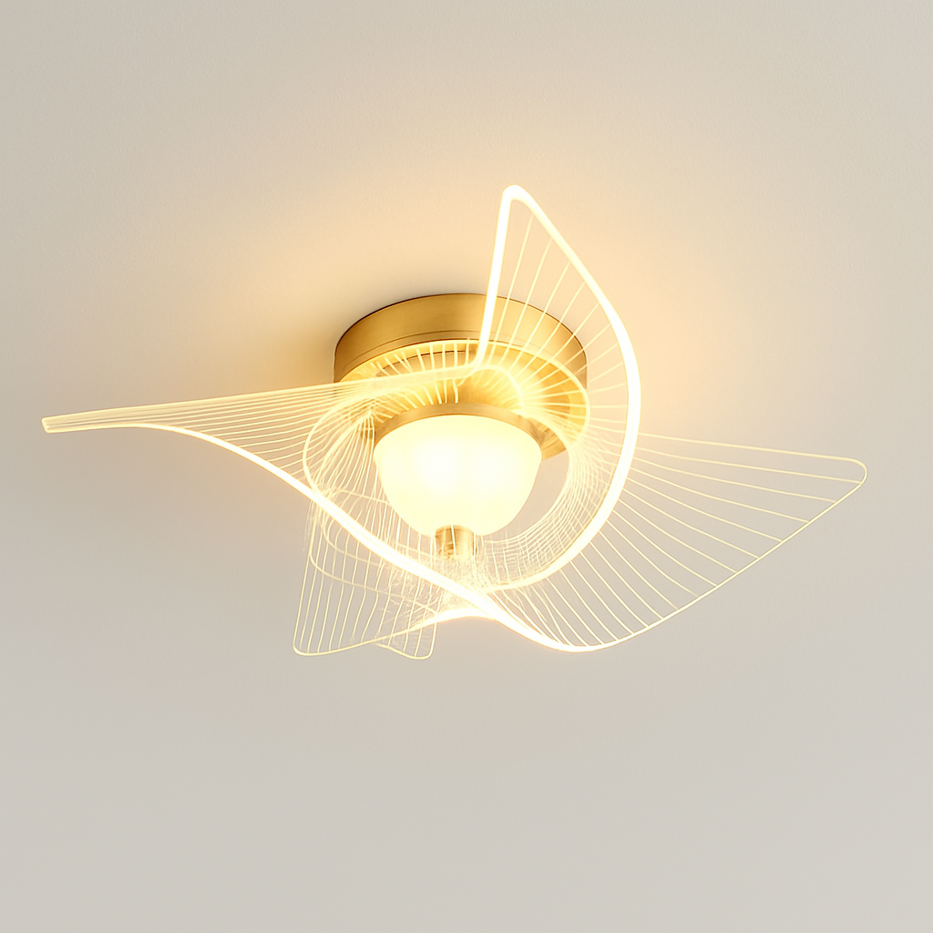 Kelbrique | Nordic Contemporary Linear Flush Mount Ceiling Light