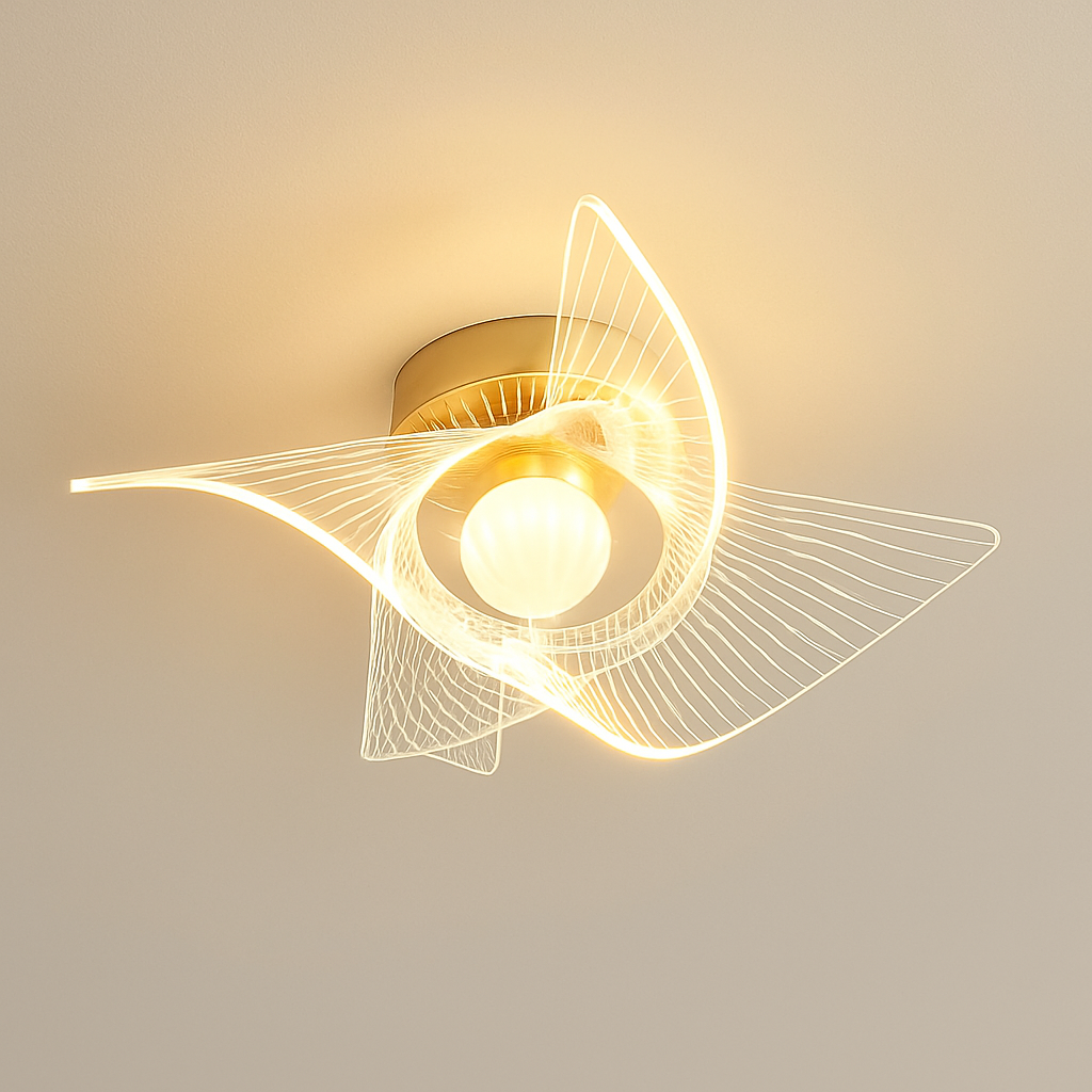 Kelbrique | Nordic Contemporary Linear Flush Mount Ceiling Light