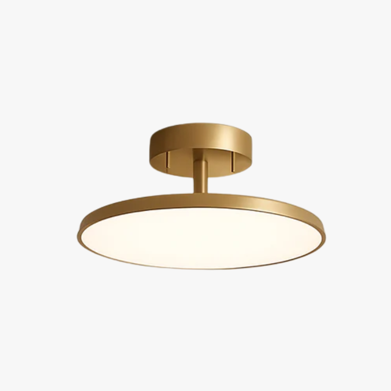 Verust | Minimalist Rotatable Circular Copper Modern Ceiling Light