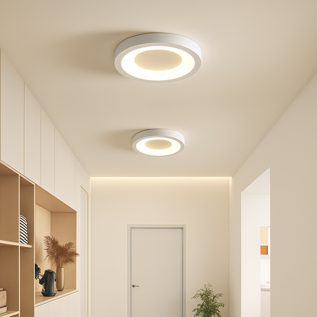 Velsmondi | Minimalist Architectural Circular Acrylic Ceiling Light
